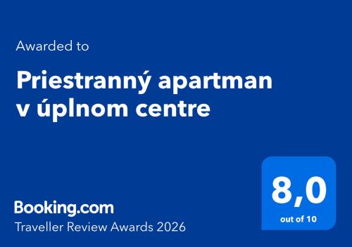Loftový apartmán úplne centrum