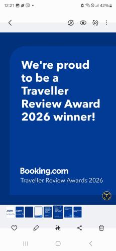 Um certificado, prêmio, placa ou outro documento exibido em Квартира посуточно в Бендерах