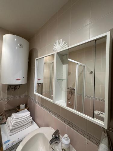 Kupaonica u objektu Alexa Nida Lighthouse Apartment