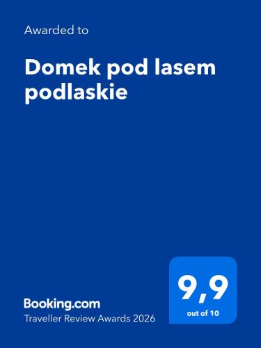 Domek pod lasem podlaskie
