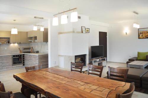 Dapur atau dapur kecil di Villa Borika