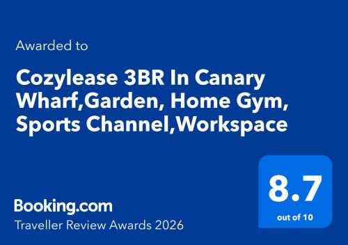 a screenshot of a cell phone with the words cvsgas in at Cozylease 3 Bedroom Canary Wharf Family,Workcation, Fast WiFi, Workspace,1 stop to City in London