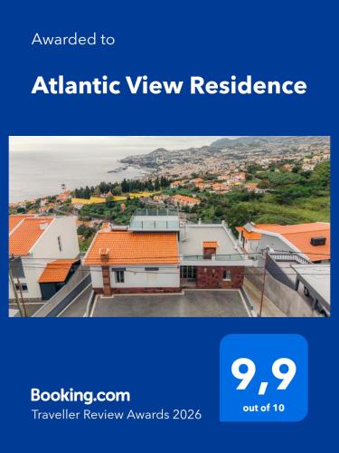 a collage of two pictures of a building at Atlantic View Residence in Funchal