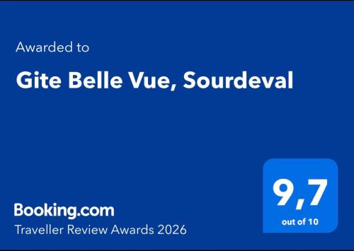 a screenshot of a cell phone with the text emailed to gift bell vincevale at Gite Belle Vue, Sourdeval in Sourdeval