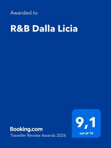 a screenshot of a cell phone with the text requested to ra b balilla at R&B Dalla Licia in San Giorgio di Piano