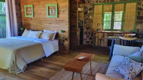 Llit o llits en una habitació de EntreViñas