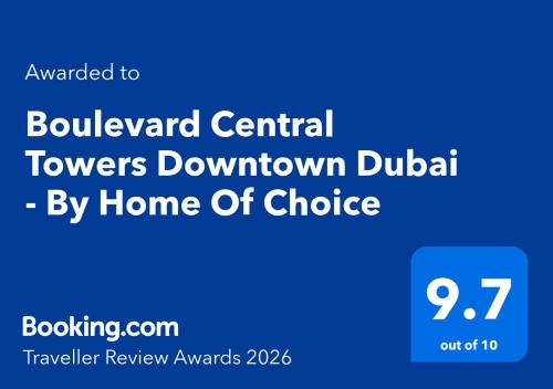Boulevard Central Towers Downtown Dubai - By Home Of Choice