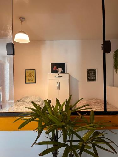 Llit o llits en una habitació de Casa Amaréla