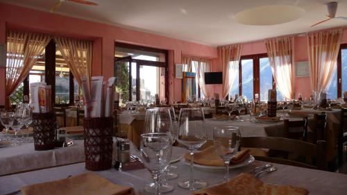 A restaurant or other place to eat at Albergo Cecchin