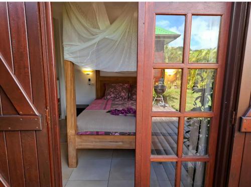 Llit o llits en una habitació de Chalet , vue mer