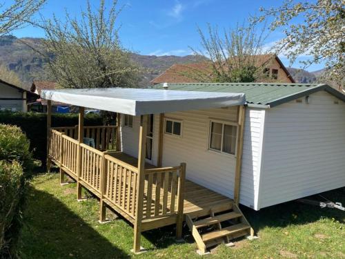 Mobil-home cosy 5 pers avec terrasse - API-1-52-1240