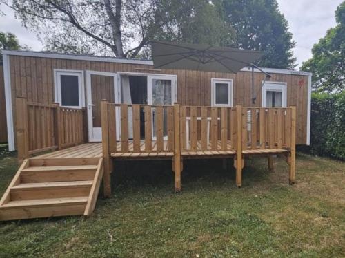 Mobil home - 3 chambres pour 6 personnes avec terrasse - API-1-52-1294