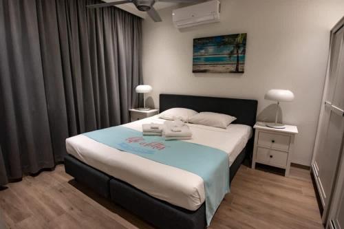 Llit o llits en una habitació de Apartamento Sorbos