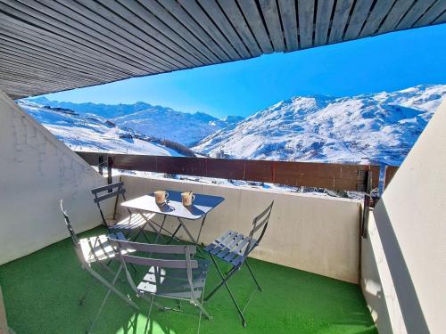 Appartement cosy aux Menuires, pied des pistes avec balcon - FR-1-344-1278