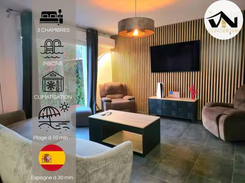 Villa avec piscine Quartier calme Idéale pour les familles