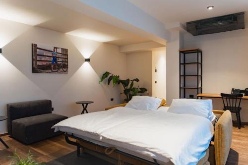 Krevet ili kreveti u jedinici u objektu Hotel Lonca