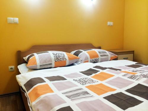 Postel nebo postele na pokoji v ubytování Tourist Farm Pačnik
