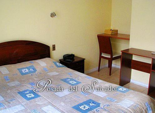 Cama o camas de una habitación en Posada del Salvador