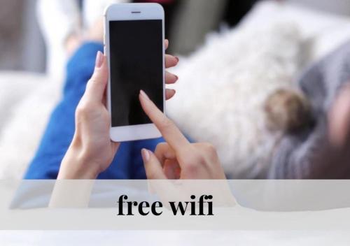 a person holding a cell phone in their hands at CROWN LIVING Babylon Studios Lustenau - Studios nahe Messe und Schweizer Grenze, WLAN, kostenloser Parkplatz, Self Check-in, ideal für Geschäftsreisende und Feriengäste in Lustenau