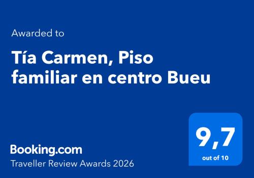 Tía Carmen, Piso familiar en centro Bueu