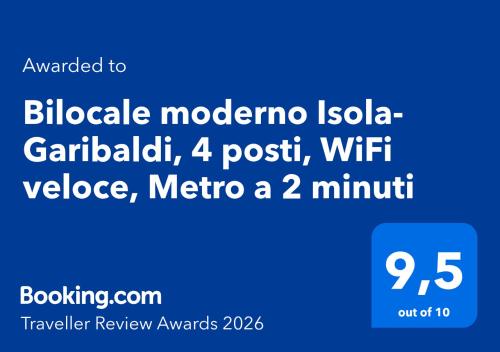 Bilocale moderno Centrale-Isola-Garibaldi, 4 posti, WiFi veloce, Metro a 2 minuti photo 31