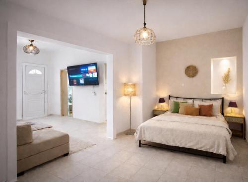 Llit o llits en una habitació de Milky house