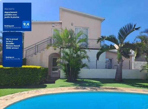 Appartement paisible avec jardin & piscine Licensed by Mauritius Tourism Authority
