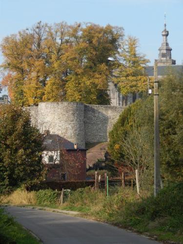 a building on the side of a road at Les Remparts in Binche