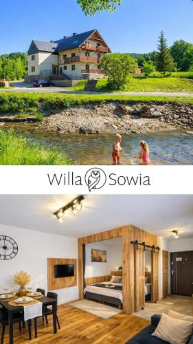 Willa Sowia nowe apartamenty z zachwycającym widokiem na góry i potok