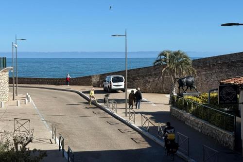 Superb apartment for 4 Sea view & terrace Private parking