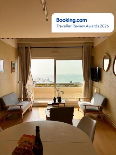 Duplex vue mer à Rochebonne Plage Parking