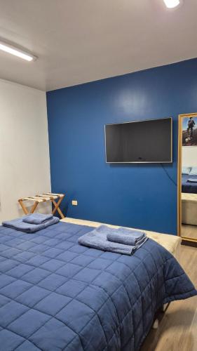 Llit o llits en una habitació de Duplex in Encarnación
