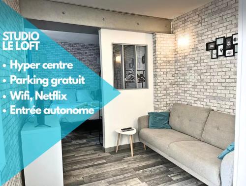 Le Loft - studio centre ville tout équipé