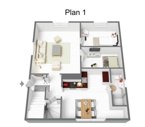 a drawing of a floor plan of a house at The Pearl of Södertälje in Södertälje