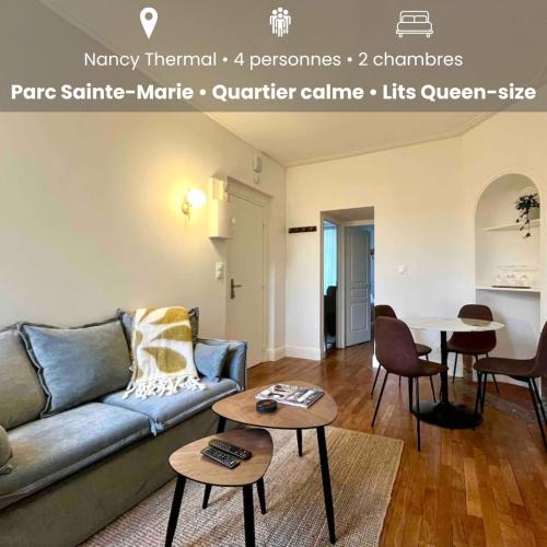 Atelier Thermal, 2 chambres, Lits Queen size, Calme, by Tidhome Stays