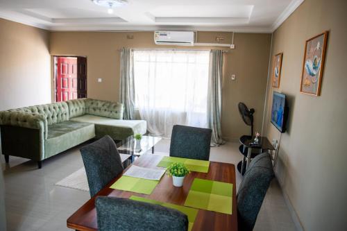 Zona d'estar a Edmut Apartments