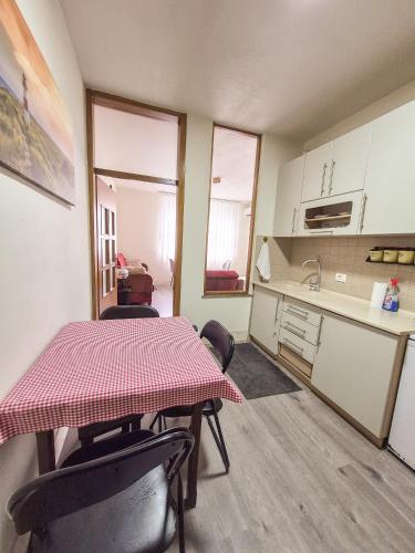Cuina o zona de cuina de Downtown Apartment