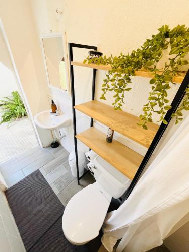 Koupelna v ubytování Casa ELA Cuarta