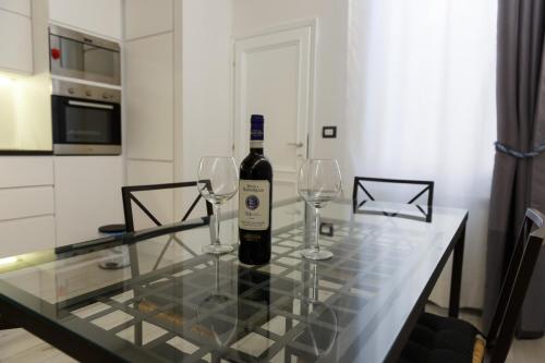 Η κουζίνα ή μικρή κουζίνα στο Dépendance Machiavelli - Apartment and Wine