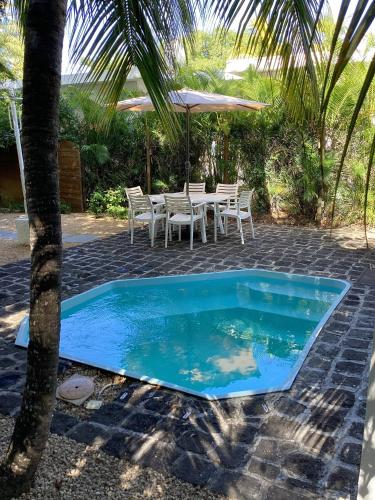 Cozy lodge with private pool