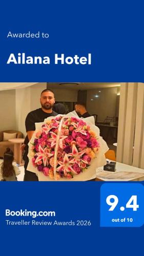 Certificat, premi, rètol o un altre document de Ailana Hotel