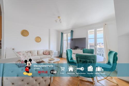 L'Amandier, 4 personnes 12 min Disneyland Paris