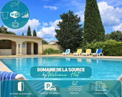 Domaine de la Source, Charme & piscine à Uzès