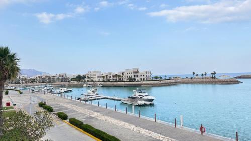 Jebel Sifah Marina view