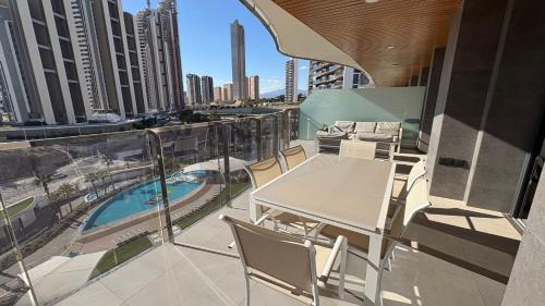 Sunset Waves IV by Terreta Rentals