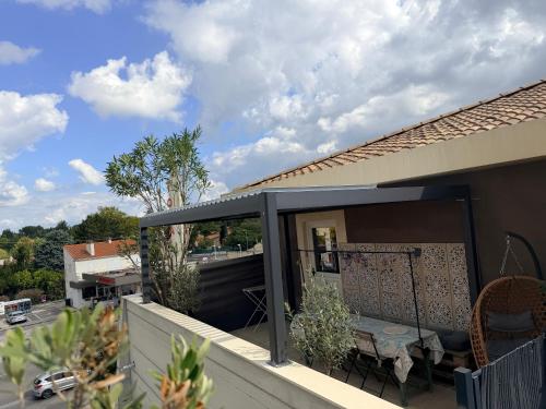 Joli Studio le clos d'Aix avec grande terrasse piscine et parking gratuit