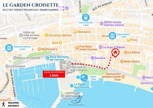 Le Garden Croisette - Close to Beaches and Palace