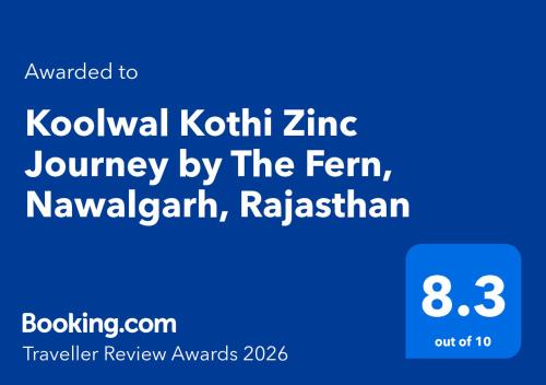 a screenshot of the kovalai kuth line journey by the farm at Koolwal Kothi Zinc Journey by The Fern, Nawalgarh, Rajasthan in Nawalgarh