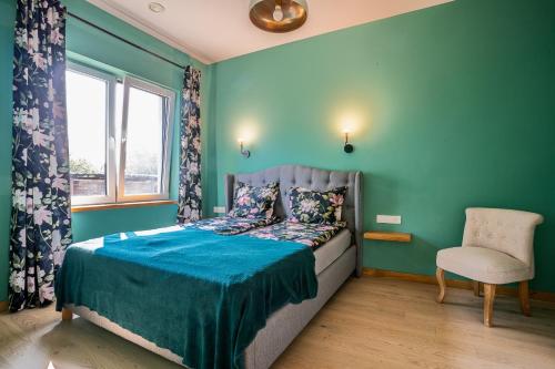 Krevet ili kreveti u jedinici u okviru objekta River apartamentai