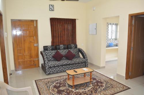 Χώρος καθιστικού στο JP Nivaas Guest House